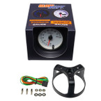 White 7 Color 3-3/8" 10,000 RPM In-Dash Tachometer Gauge Unboxed