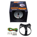 White 7 Color 3-3/8" 8,000 RPM In-Dash Tachometer Gauge Unboxed