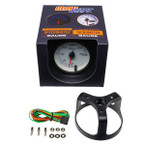 White 7 Color 3-3/8" 3,000 RPM In-Dash Diesel Tachometer Gauge Unboxed