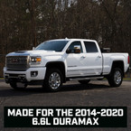 Made Specifically for the 2014-2020 6.6L GM Duramax