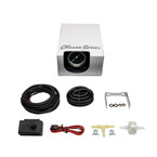 2-1/16" Classic Black 30 PSI Turbo Boost Vacuum Gauge Kit Unboxed