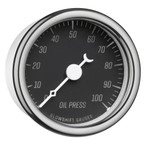 Classic Black Series Oil Pressure Gauge