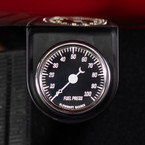 Classic Black Series 100 PSI Fuel Pressure Gauge Installed