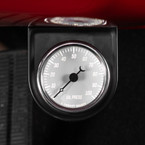 Classic White Series Oil Pressure Gauge Installed