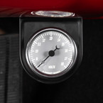 Classic White Series Volt Gauge Installed