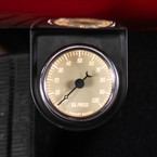 Classic Antique White Series Oil Pressure Gauge Installed