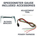 Included Accessories with 3-3/8" Speedometer Gauge