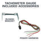 Included Accessories with 3-3/8" Tachometer Gauge