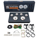 Included Gauges & Accessories with GlowShift White 7  Color Dashboard Set