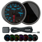 Tinted 7 Color 3-3/8" 140 MPH In-Dash GPS Speedometer Gauge