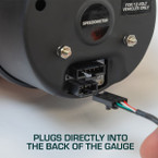 GPS Sensor Antenna Plugs Directly Into the Back of the Gauge