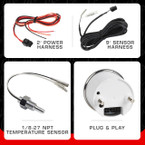 Parts Included with Classic Series Transmission Temperature Gauge