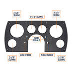 Replacement 6 Gauge Cluster Dashboard Panel for 1982-1989 3rd Gen Chevrolet Camaro