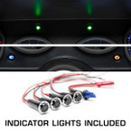Includes Turn Signals, Check Engine & High Beams LED Indicators