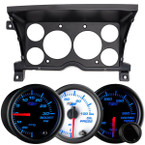 1986-1993 GMC S15 Sonoma Compatible 7 Color Series 6-Gauge 3-3/8" Cluster Dashboard Panel Pod Gauge Package