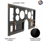 OEM Quality Finish with Piano Black Panels & Chrome Trim