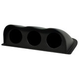 Universal 60mm Triple Gauge Dashboard Pod with Dome Lip