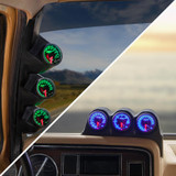 Elite 10 Color Series Triple Gauge Package for 1986-1993 Dodge Ram Cummins Installed