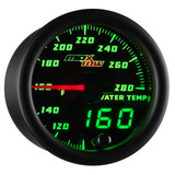 Black & Green MaxTow Water Temperature Gauge