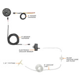 10 Color Digital Vacuum Gauge Parts & Wiring Schematic