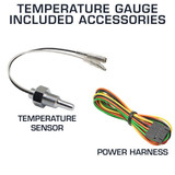 Included Accessories with Temperature Gauges