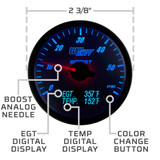 3in1 Combo Gauge Features