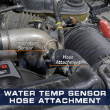 Water Sender Hose Attachment Installed