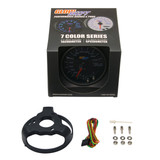 GlowShift Tinted 7 Color 3 3/4" In Dash Speedometer Gauge Unboxed