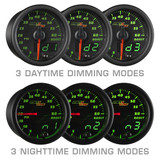 Black & Green MaxTow Daytime & Nighttime Dimming Modes