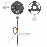 Speedometer Gauge Parts & Wiring Schematic