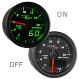 Black & Green MaxTow Nitrous Pressure Gauge On/Off