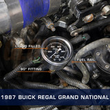 Mechanical Fuel Pressure Gauge Installed to 1987 Buick Regal Grand National