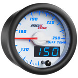 White & Blue MaxTow Differential Temperature Gauge