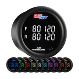 10 Color Digital Quad Air Pressure Gauge