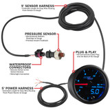 MaxTow Pressure Gauge Wiring Schematic