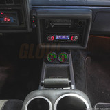 Black Dual Gauge Console Pod for 1978-1987 Buick Regal Installed
