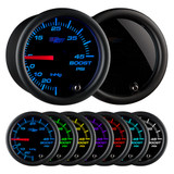 Tinted 7 Color 45 PSI Boost/Vacuum Gauge