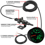 MaxTow Ambient Air Temperature Gauge Parts & Wiring Schematic