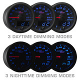 Black & Blue MaxTow Daytime & Nighttime Dimming Modes
