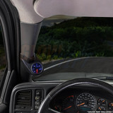 Single Pillar Gauge Pod Installed to 2000-2006 GMC Sierra