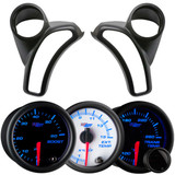 7 Color Series Dual Dashboard Gauge Package for 2005-2013 Chevrolet Corvette