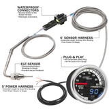 MaxTow Match 4th Gen Cummins 2200 F Exhaust Gas Temperature Gauge Parts & Wiring Included