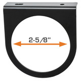 Universal 65mm Single Gauge Under Dashboard Mounting Bracket Pod Dimensions - Fits 2-5/8" Gauge