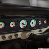 GlowShift 7 Color Series Gauges Installed to 6 Gauge Cluster Dashboard Panel for 1967-1972 Ford F100