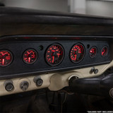 GlowShift 7 Color Series Gauges Installed to 6 Gauge Cluster Dashboard Panel for 1967-1972 Ford F-100