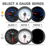 Select Black 7, White 7 or Tinted 7 Color Gauges