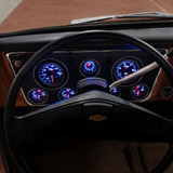 7 Color Series 85mm Diesel Cluster Dashboard Panel Gauge Package for 1967-1972 Chevrolet C-10 - Straight View