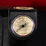 Classic Antique White Series Oil Temperature Gauge Installed