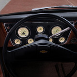 Classic Antique White Series Cluster Dashboard Panel Gauge Package for 1967-1972 Chevrolet C10 - Straight View