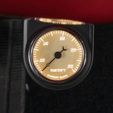 Classic Antique White Series Transmission Temperature Gauge Installed